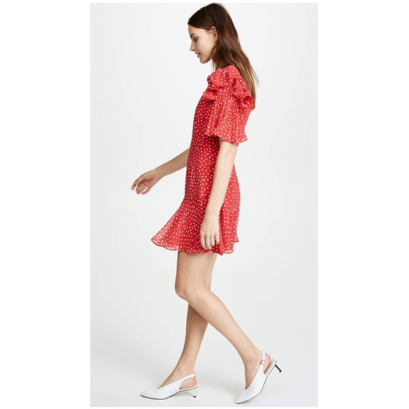 Keepsake the Label Moonshine Dress - Red White Polkadot Dress - Picture 6 of 8